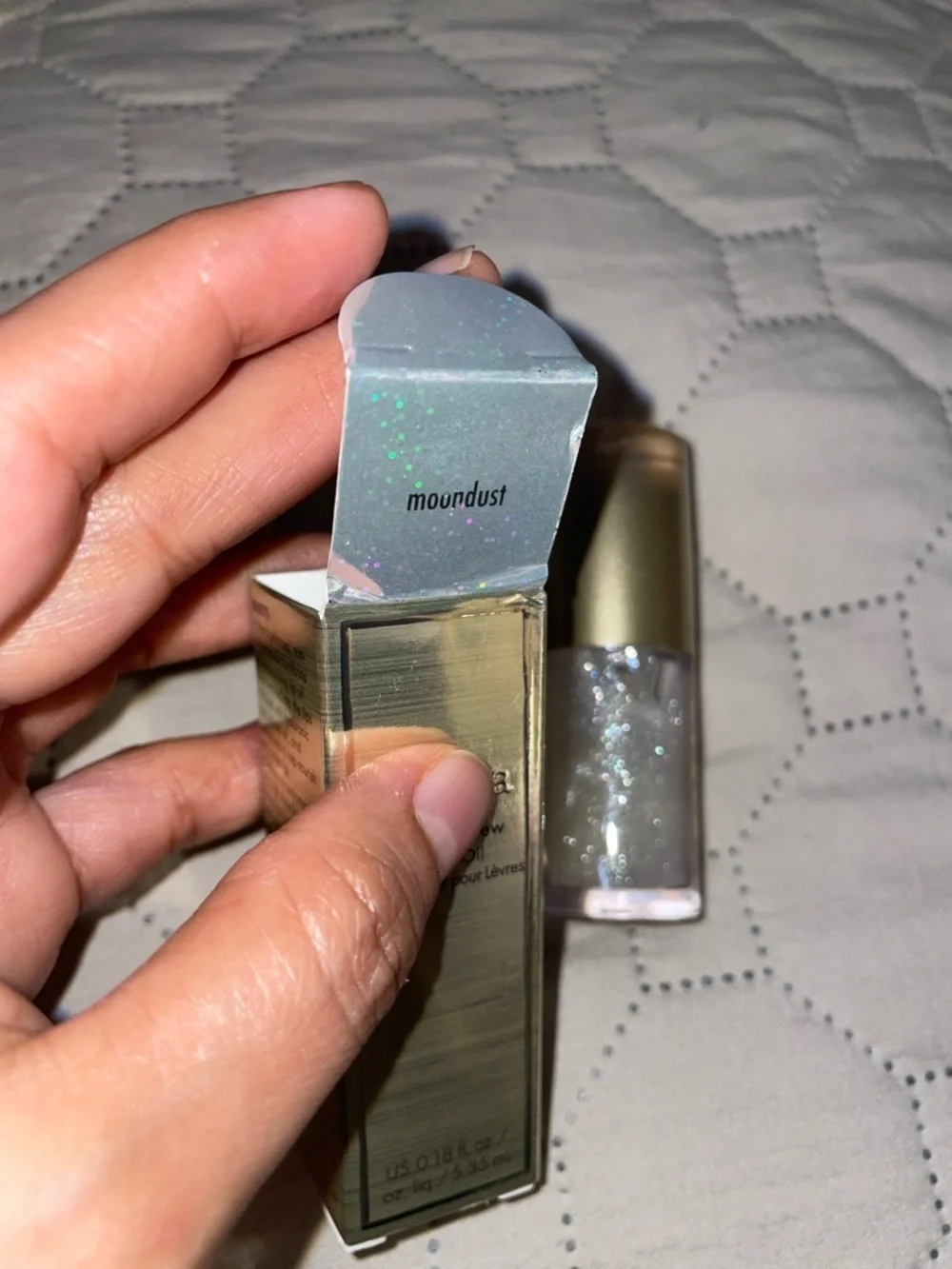 Stila Heaven's Dew Gel Lip Oil - Moondust (Sheer Glitter)